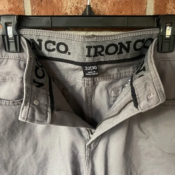 Iron Co Men’s Gray Pants 32x30 - Picture 7 of 10
